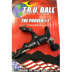 Релиз для блочного лука T.R.U. Ball HAND MODEL ST360X THUMB 4-FINGER BLACK
