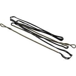 Тетива для лука Avalon Tec One CARRERA-99R 66" BLACK/GOLD 14нитей