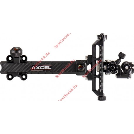 Прицел для блочного лука AXCEL ACHIEVE NEW CARBON BAR 6" RH BLACK